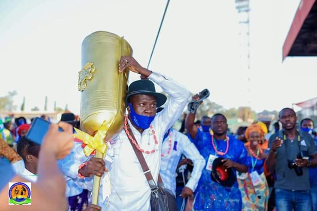 Bayelsa artists performing at NAFEST